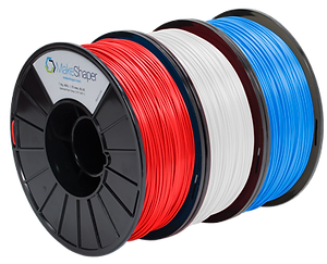 Red, White and Blue filament spools