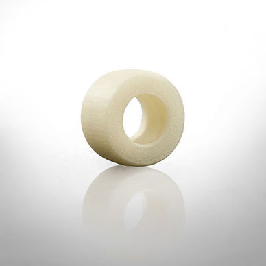 White 3D printed  model tire