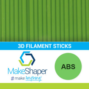 green abs filament sticks, abs filament sticks, green filament sticks