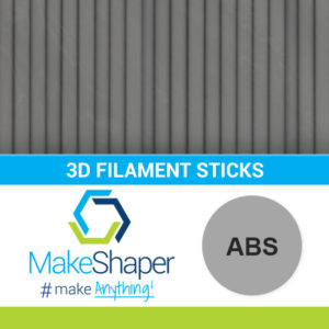 gray abs filament sticks, abs filament sticks, gray filament sticks