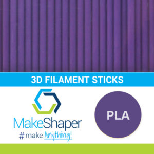 purple pla filament sticks, pla filament sticks, purple filament sticks